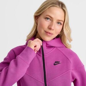 Nike Tech Fleece Windrunner Hoodie Jacket Hot Fuchsia Black Women's M FB8338-518